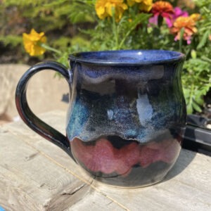 Pottery- Stoneware Clay Mug 12oz